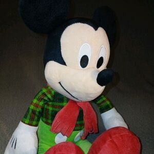 Disney Mickey Mouse Plush - Red, Green, Black